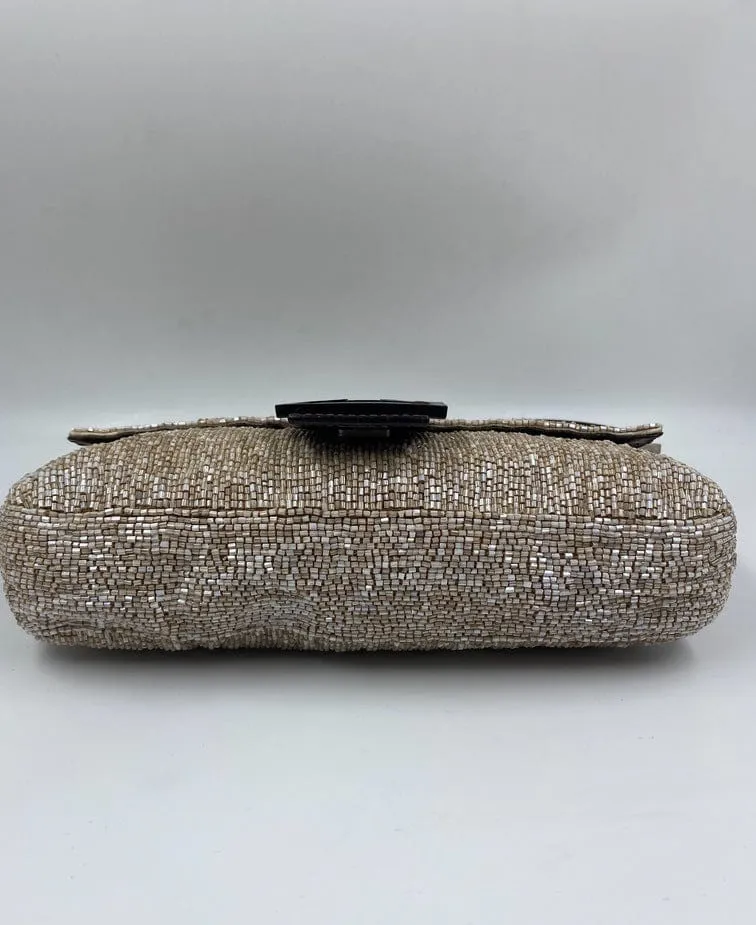 Fendi Sequin Beaded Baguette Bag
