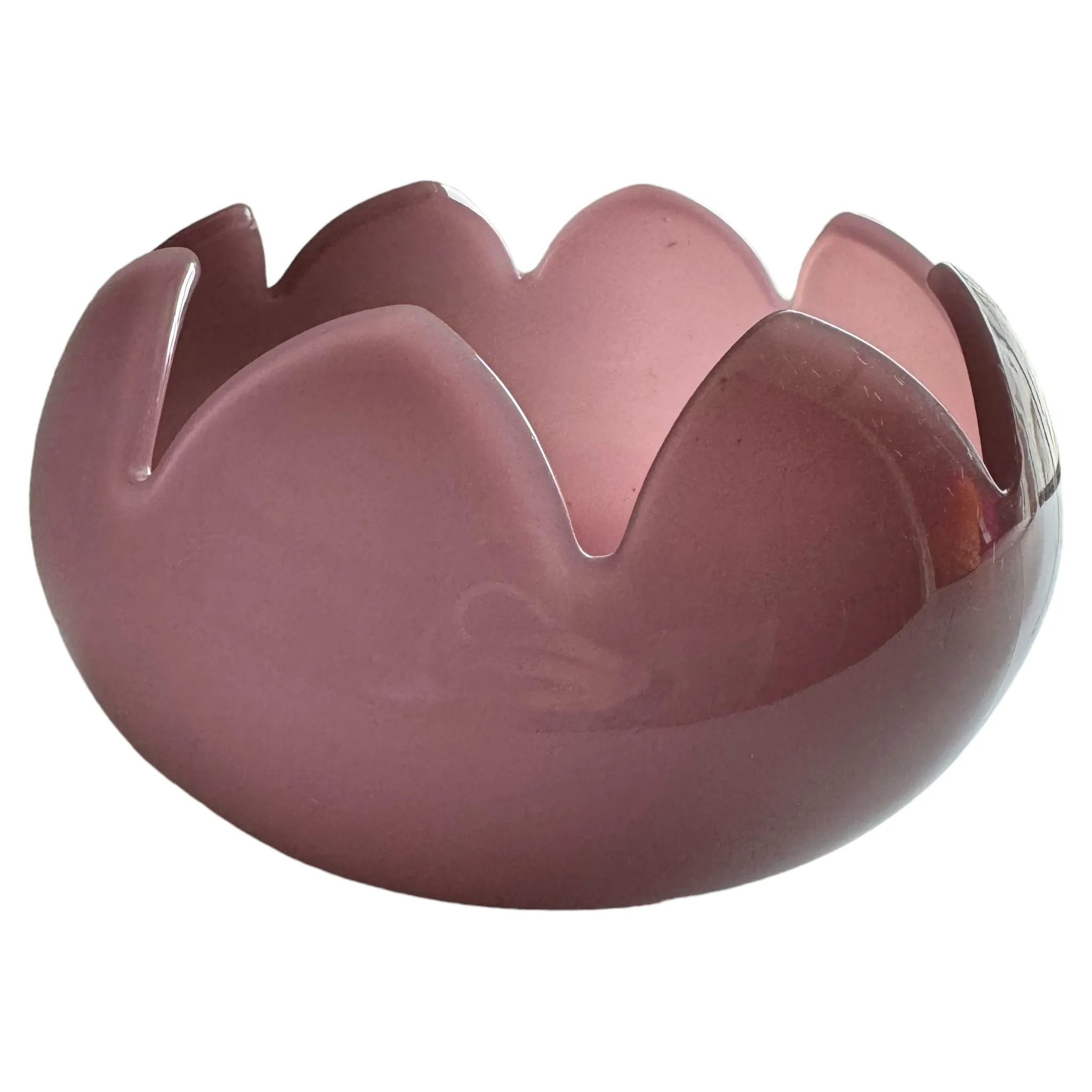 Fenton Lotus Lilac Bowl