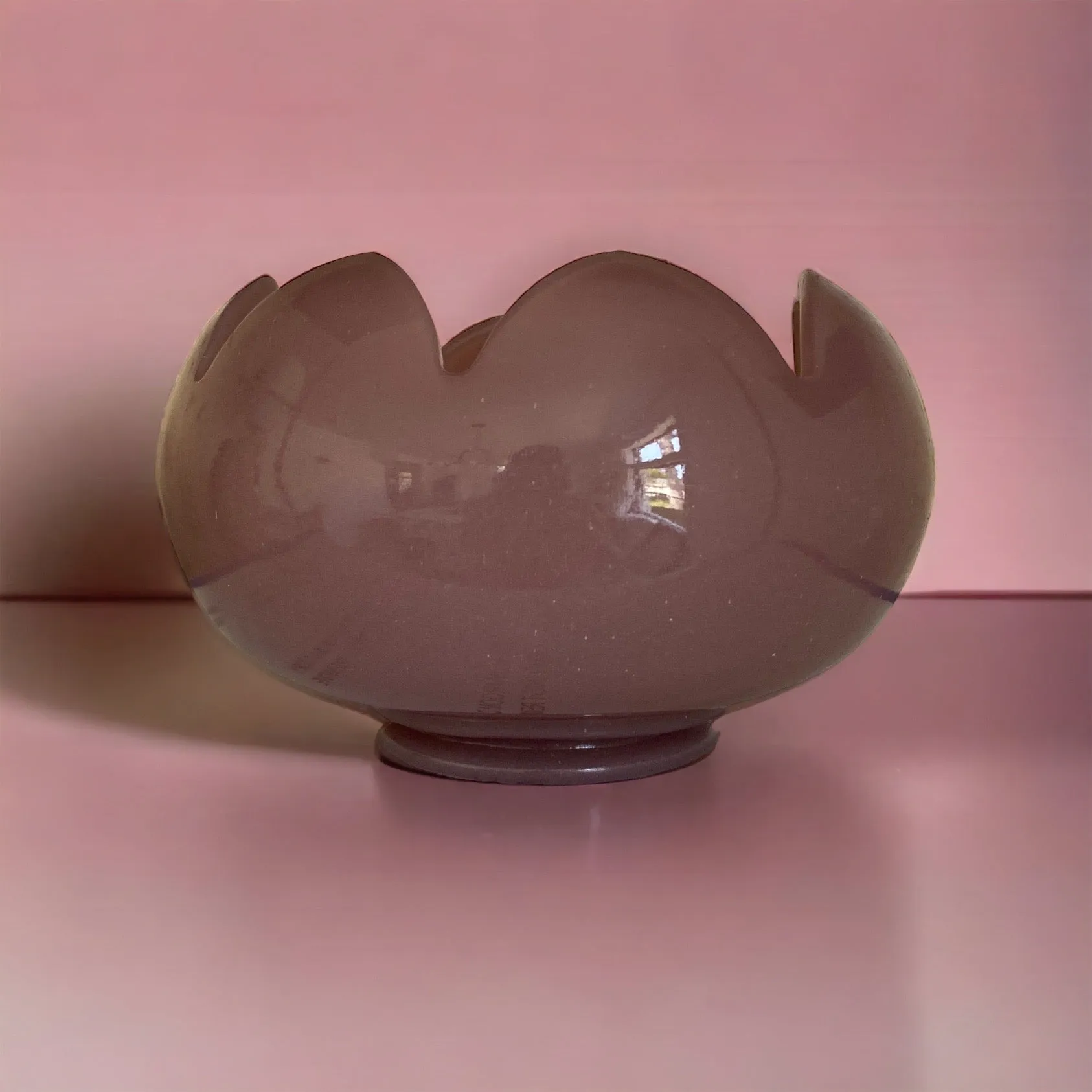 Fenton Lotus Lilac Bowl