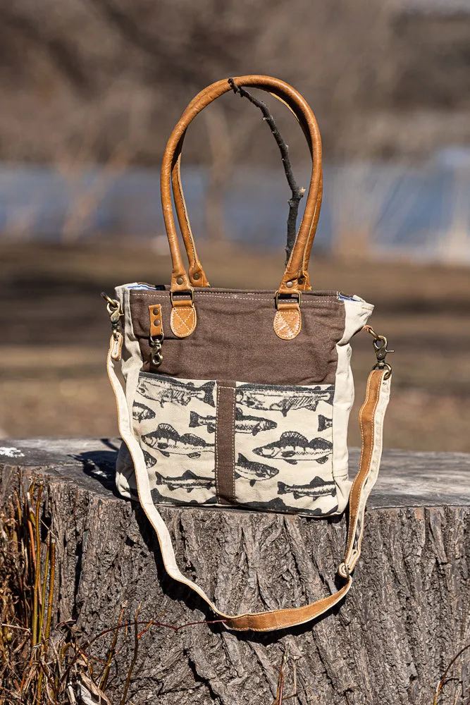 Fishes Tote Canvas Bag
