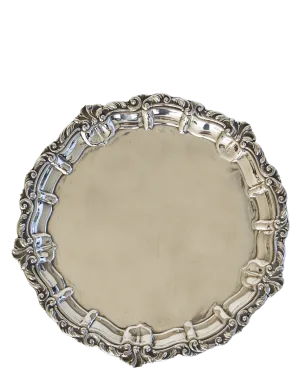 Footed Silver Tray