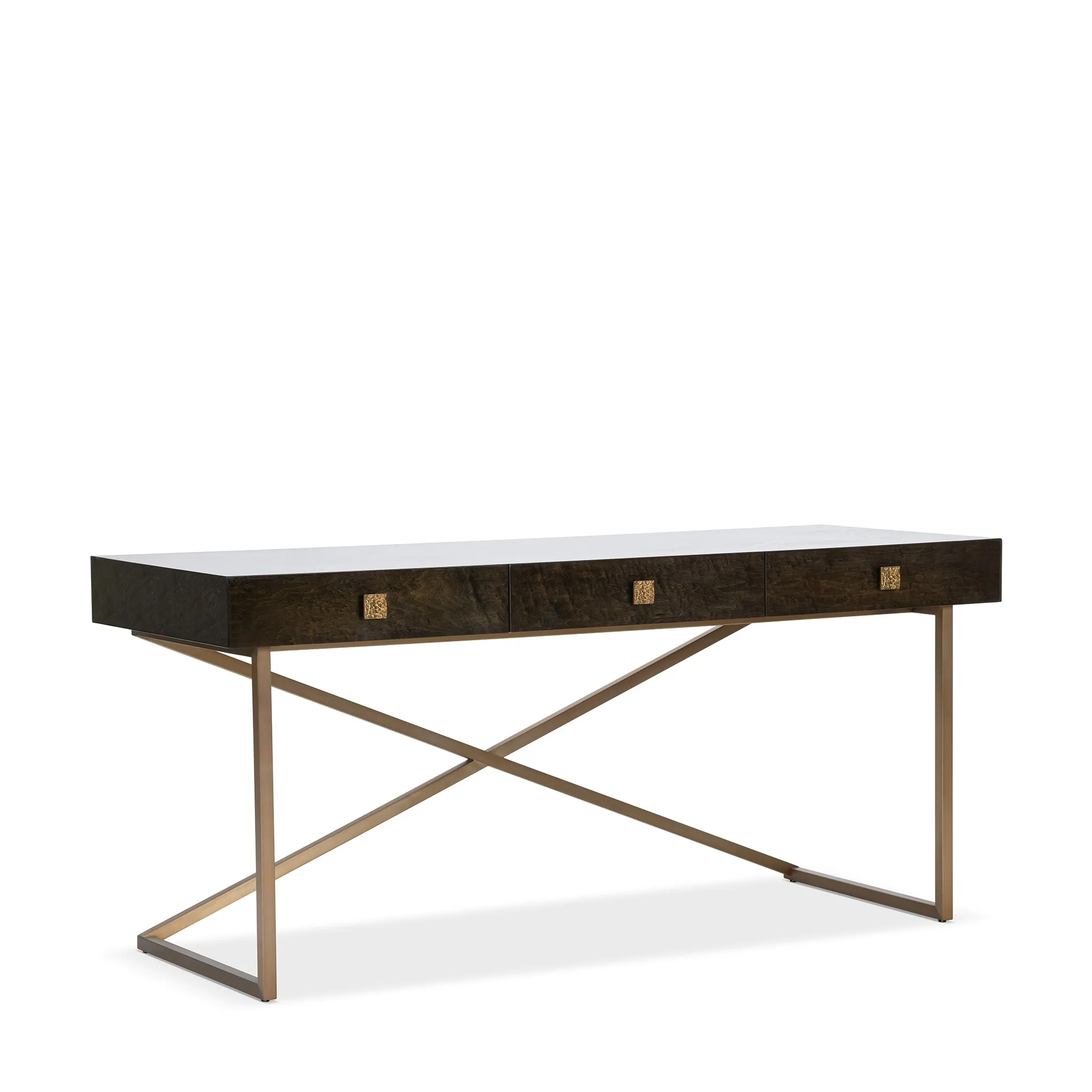FOSTER DARK MAPLE CONSOLE DESK