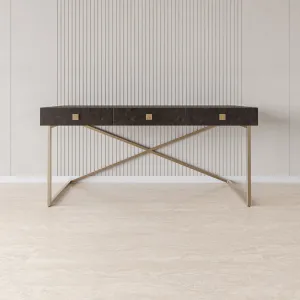 FOSTER DARK MAPLE CONSOLE DESK