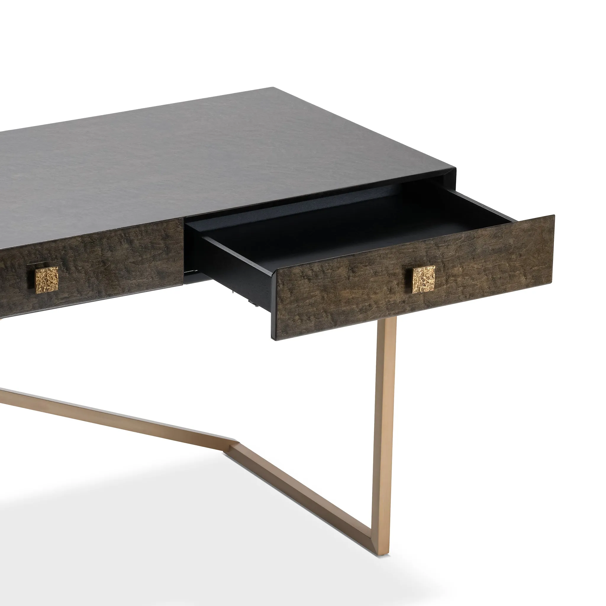 FOSTER DARK MAPLE CONSOLE DESK