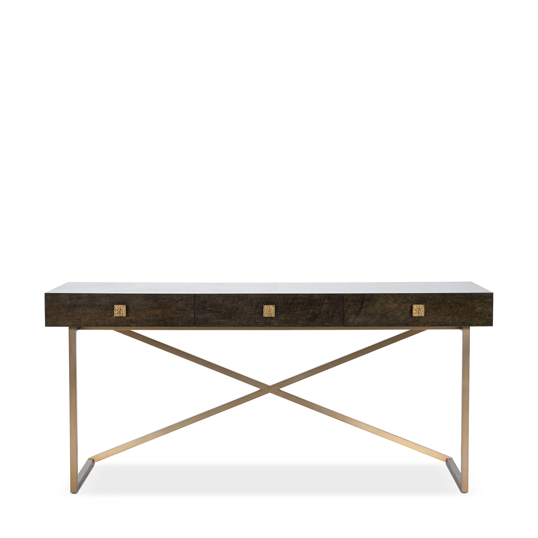 FOSTER DARK MAPLE CONSOLE DESK