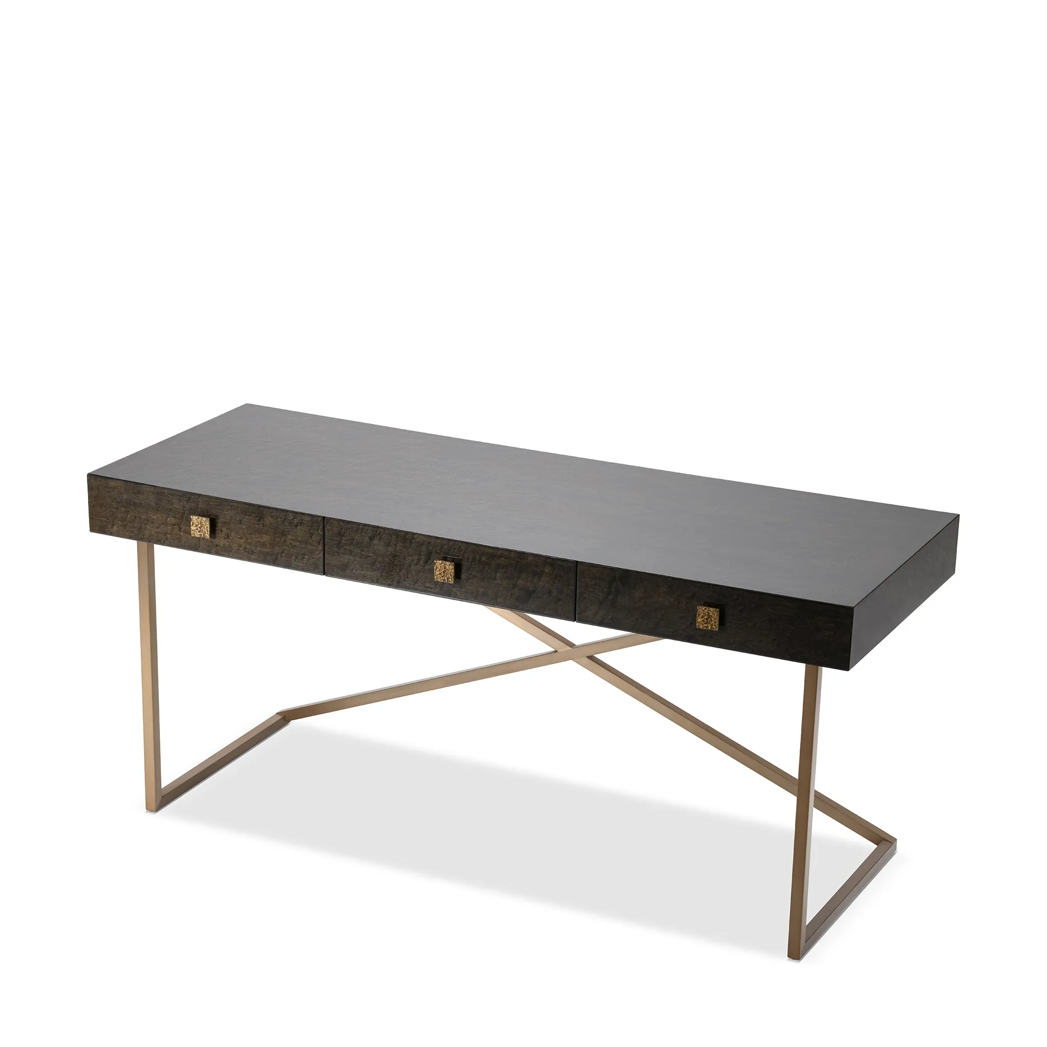 FOSTER DARK MAPLE CONSOLE DESK