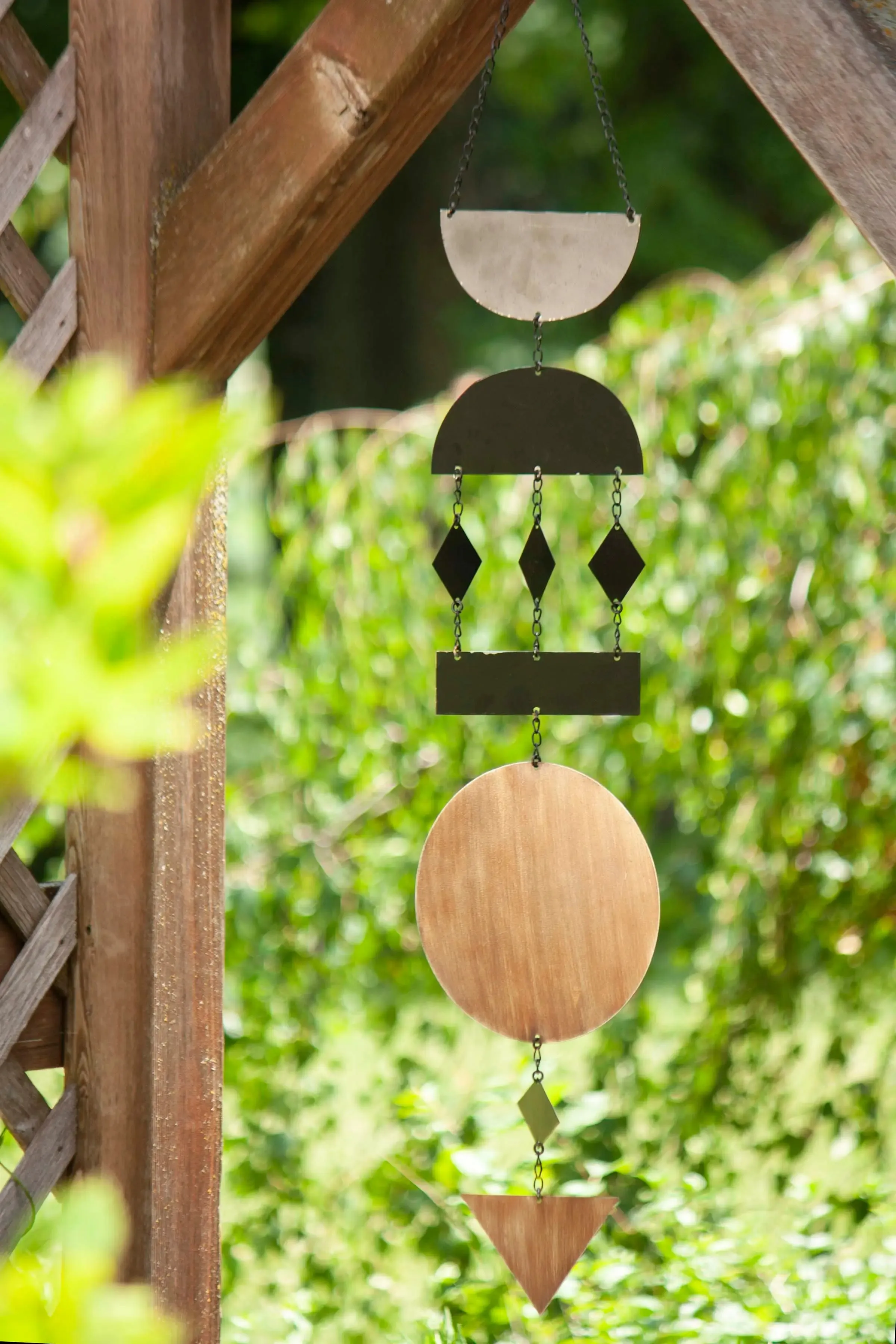 Geo Brass Wall Hanging