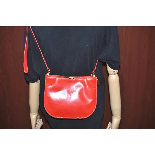 Gucci True Red Micro Guccissima Leather Bucket Bag