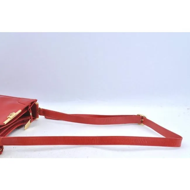 Gucci True Red Micro Guccissima Leather Bucket Bag