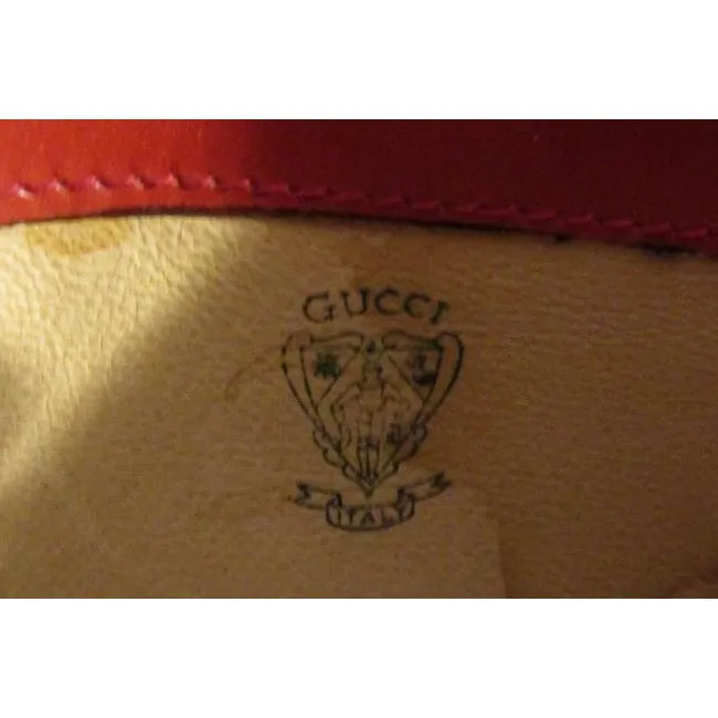 Gucci True Red Micro Guccissima Leather Bucket Bag
