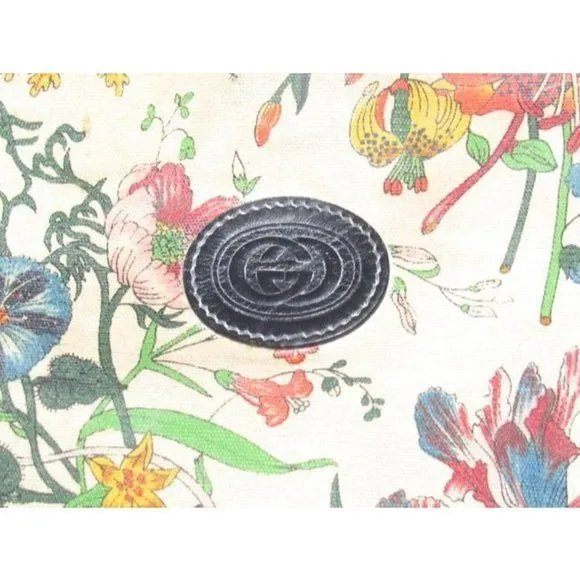 GUCCI Vintage Garden Souvenir Floral Design Canvas