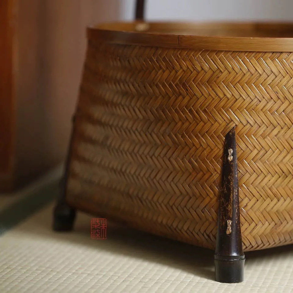 Handcrafted Bamboo Weaving Basket