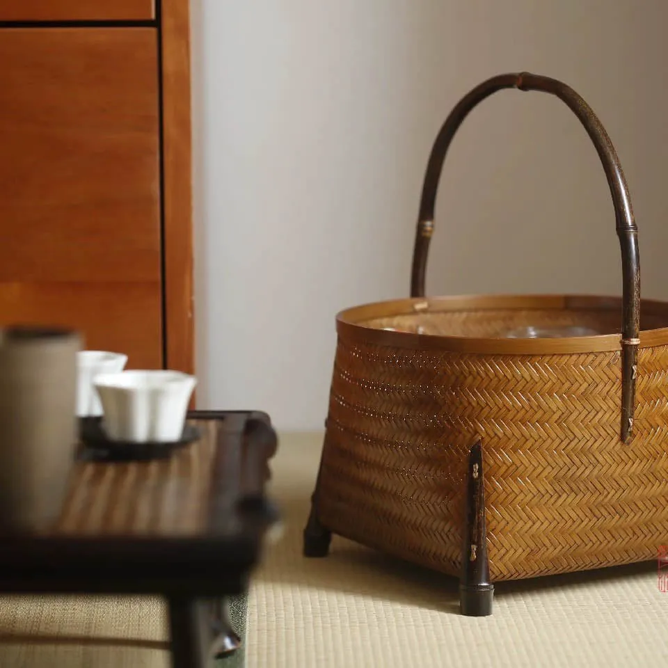 Handcrafted Bamboo Weaving Basket