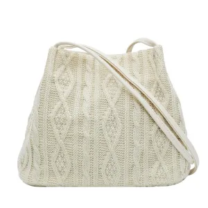 Hayley Woman Knitted Shoulder Bag