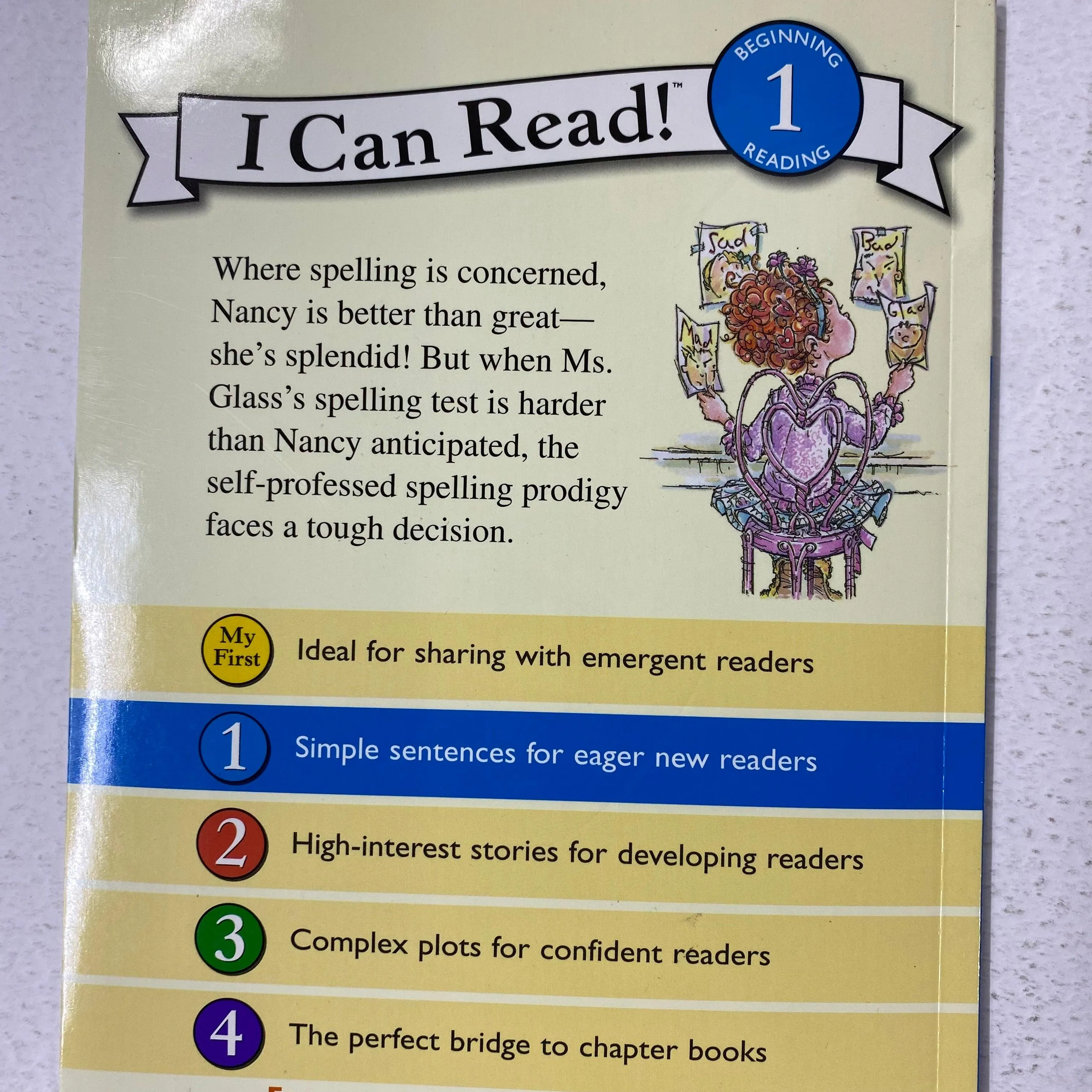 I Can Read Level 1 - Fancy Nancy Splendid Speller