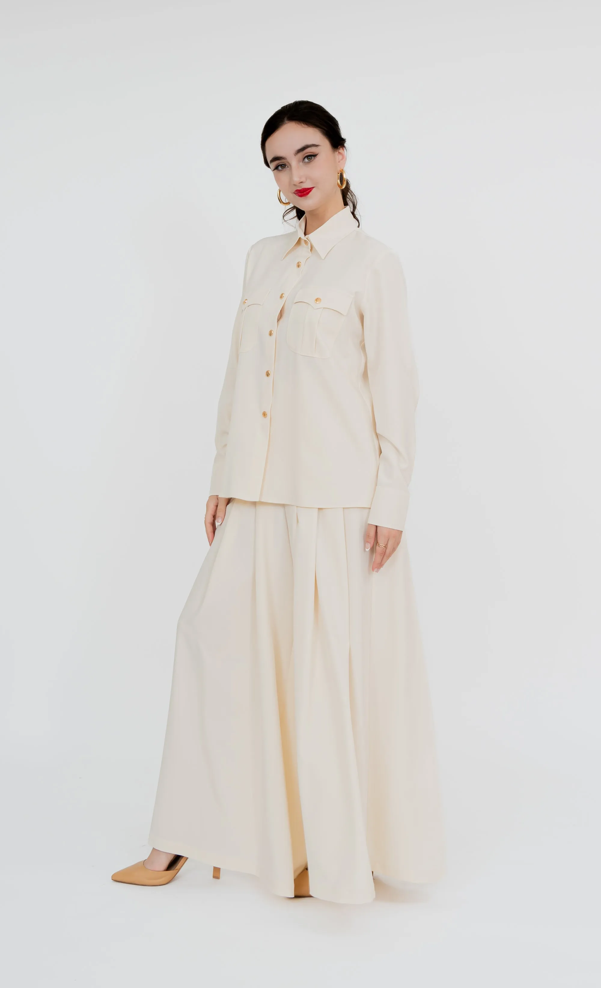 Imbi Shirt in Lucent White