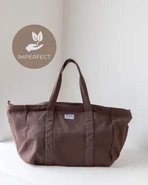 Imperfect Essential Bambi Bag Coffee Brown with original felt (unlined) insert