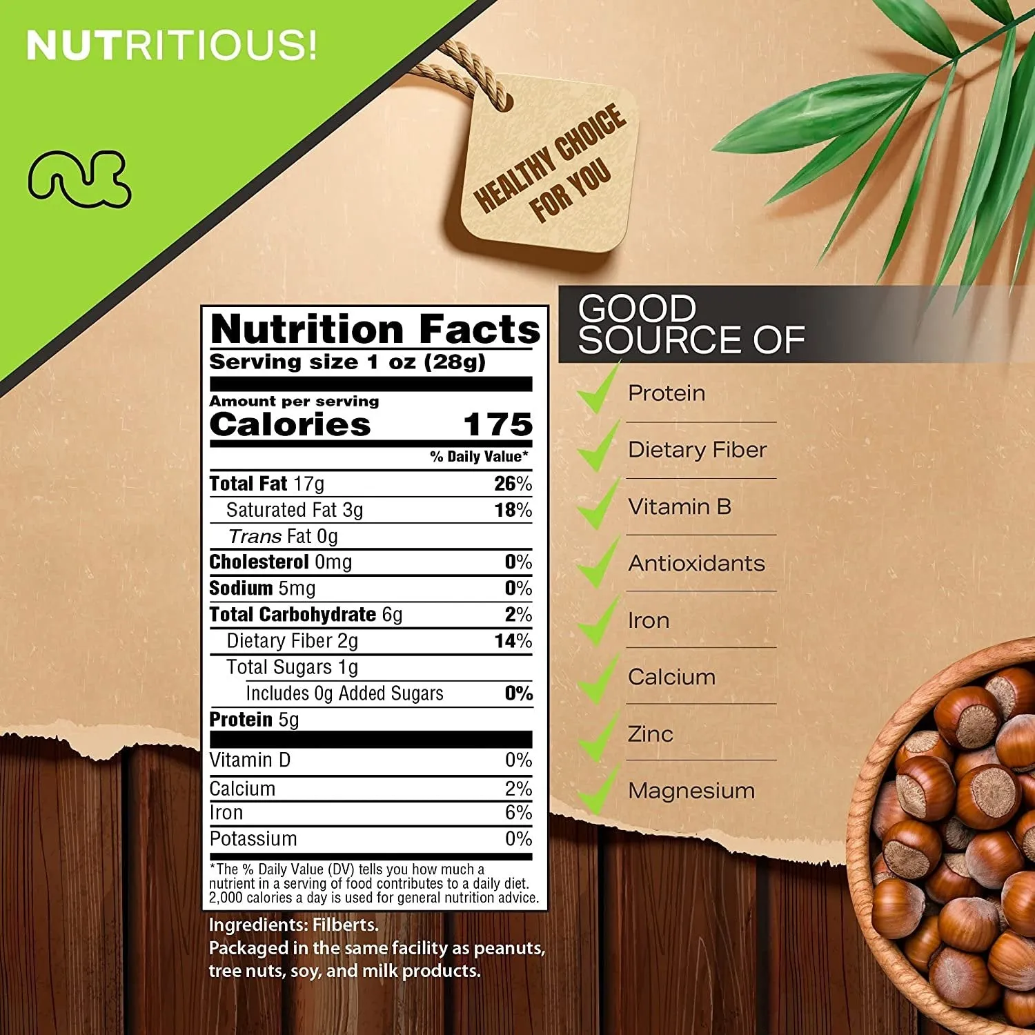 In Shell Hazelnuts