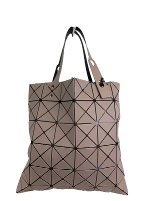 Issey Miyake Taupe Lucent Geometric-Pattern Tote