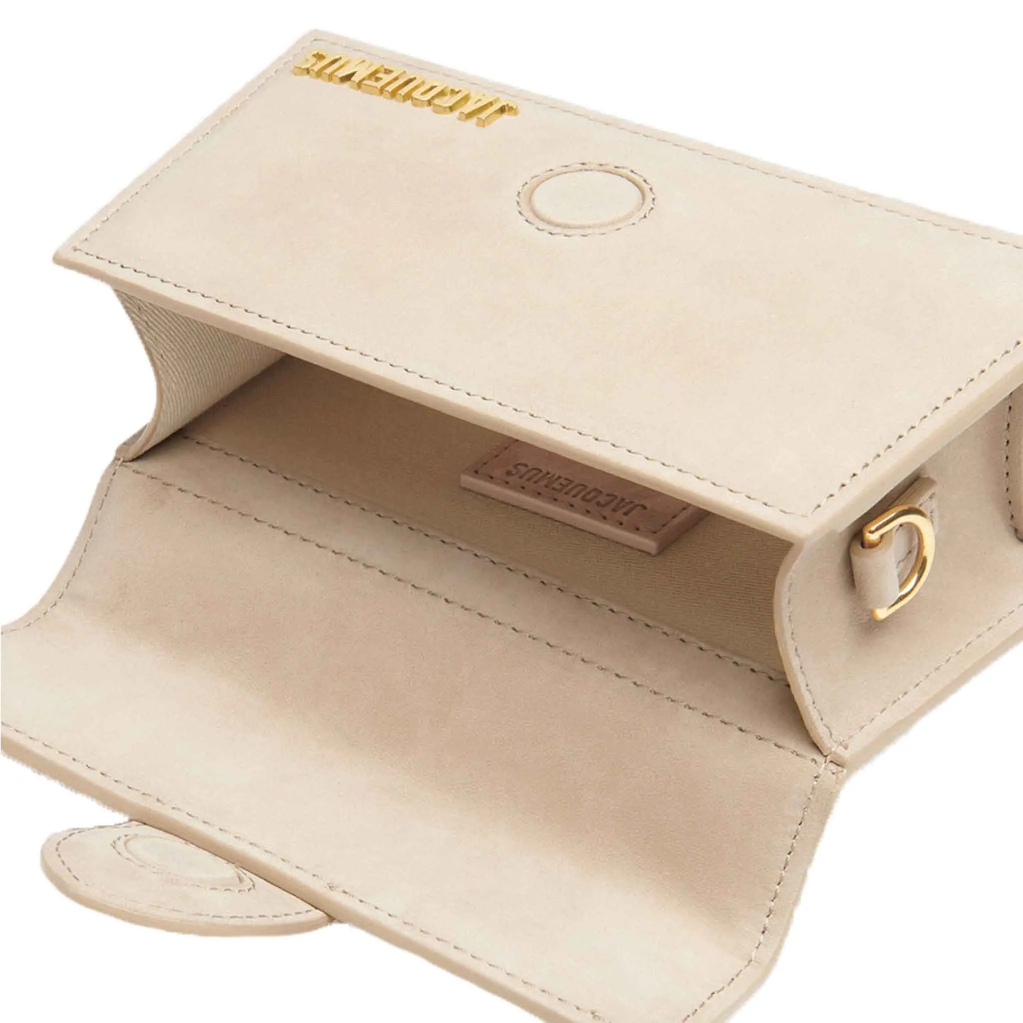 Jacquemus Le Bambino in Dark Beige Suede