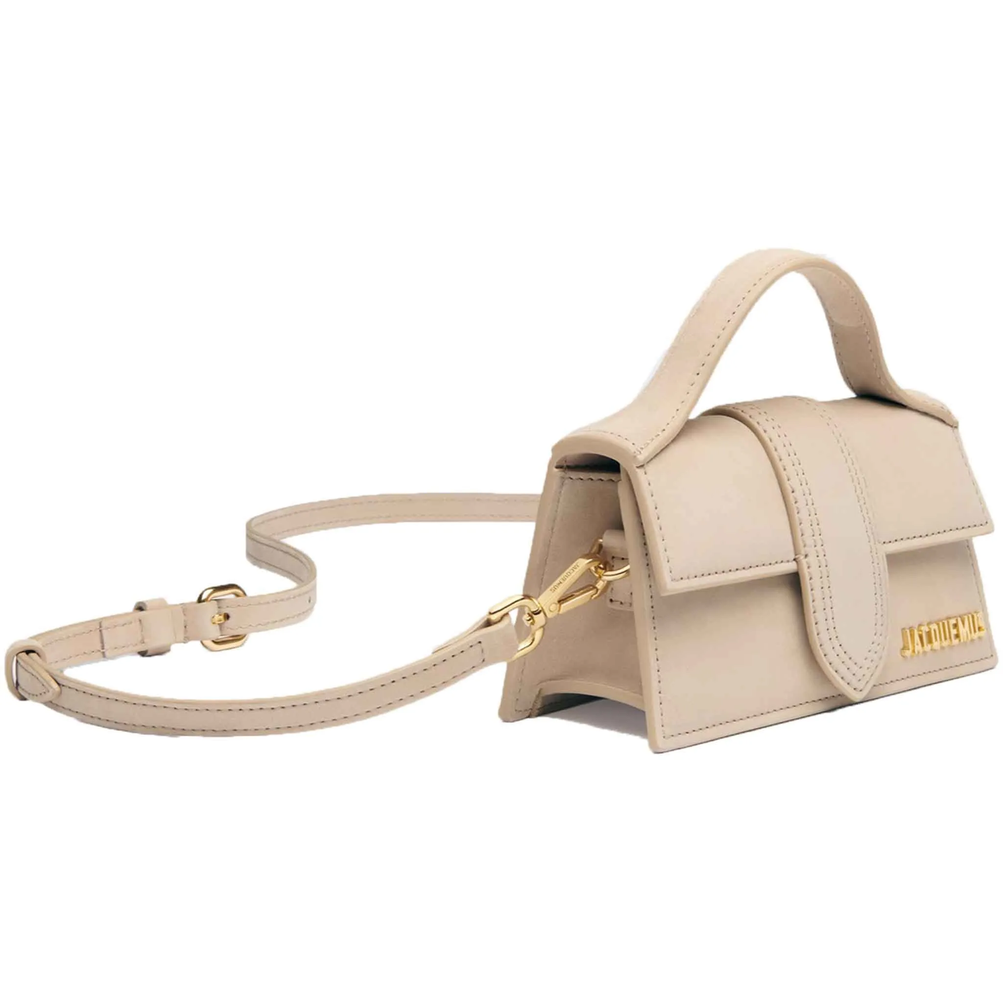 Jacquemus Le Bambino in Dark Beige Suede