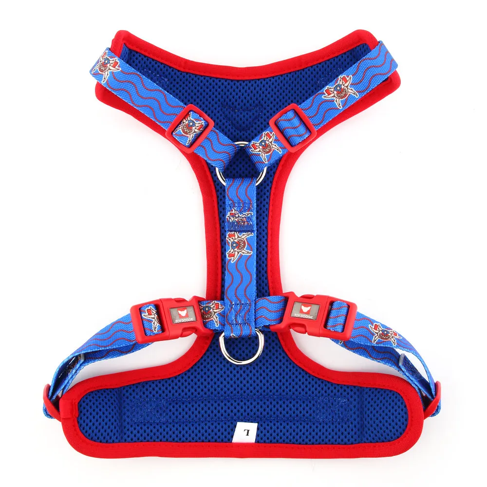 Jibaro Vejigante Mask Dog Harness | Perrandeo Jibaro Pawtriotico Collection