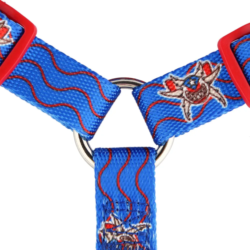 Jibaro Vejigante Mask Dog Harness | Perrandeo Jibaro Pawtriotico Collection