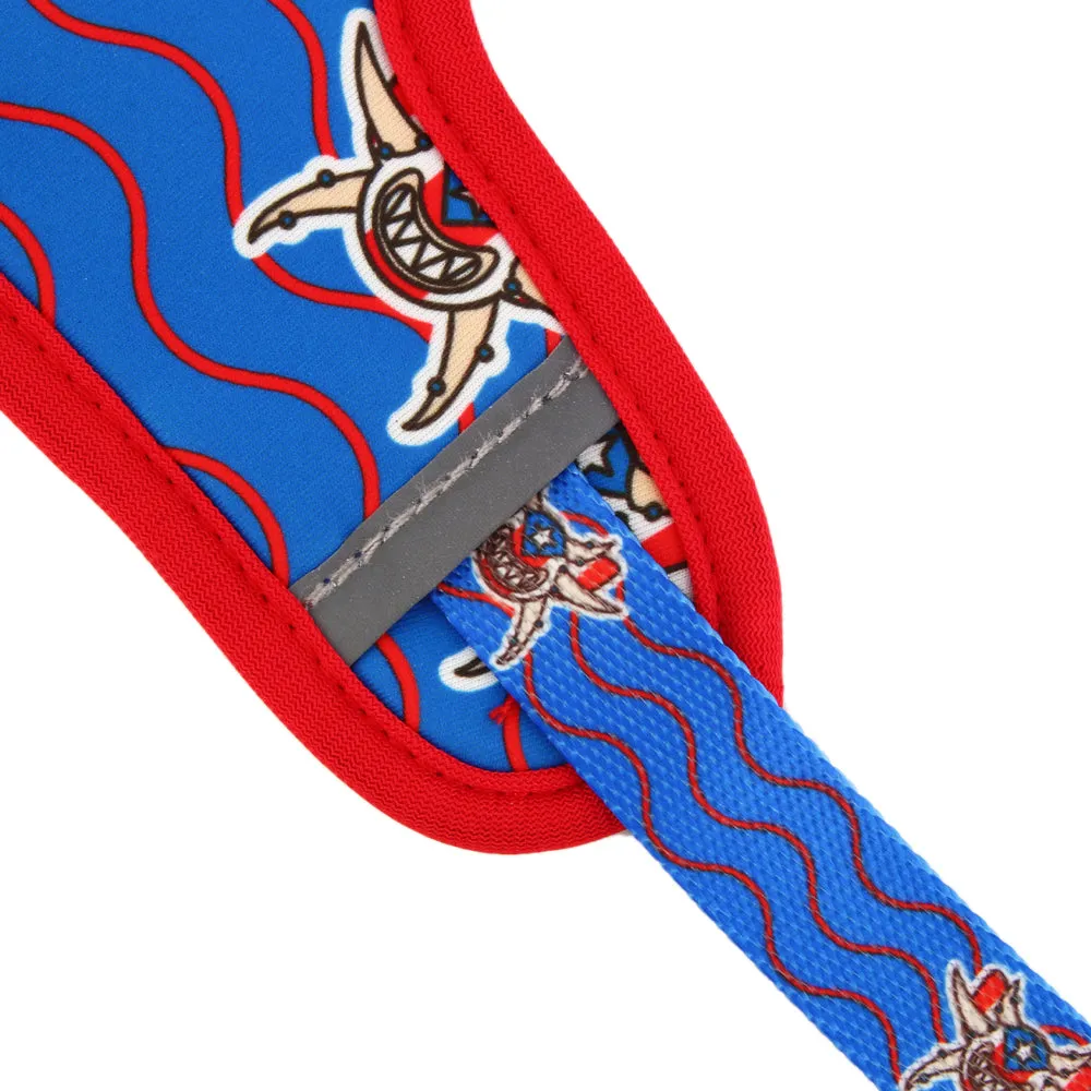 Jibaro Vejigante Mask Dog Harness | Perrandeo Jibaro Pawtriotico Collection