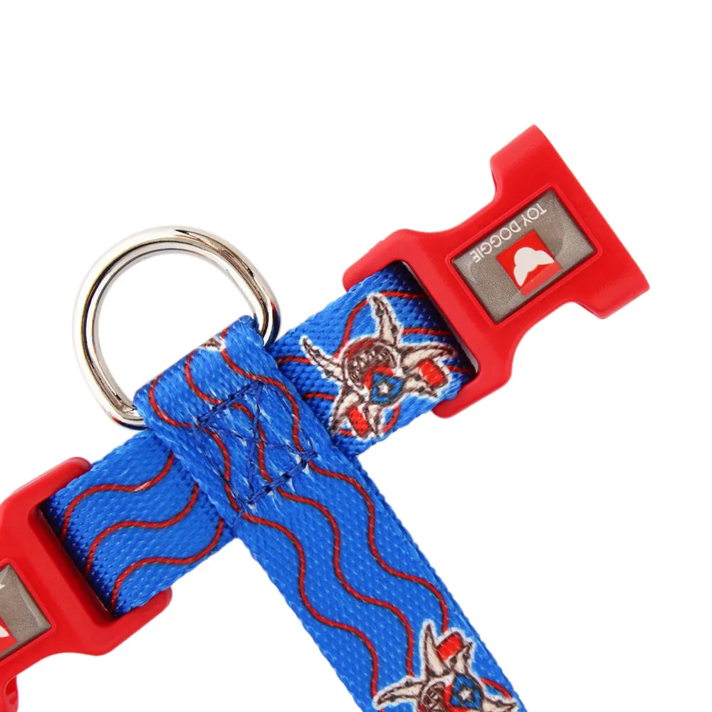 Jibaro Vejigante Mask Dog Harness | Perrandeo Jibaro Pawtriotico Collection