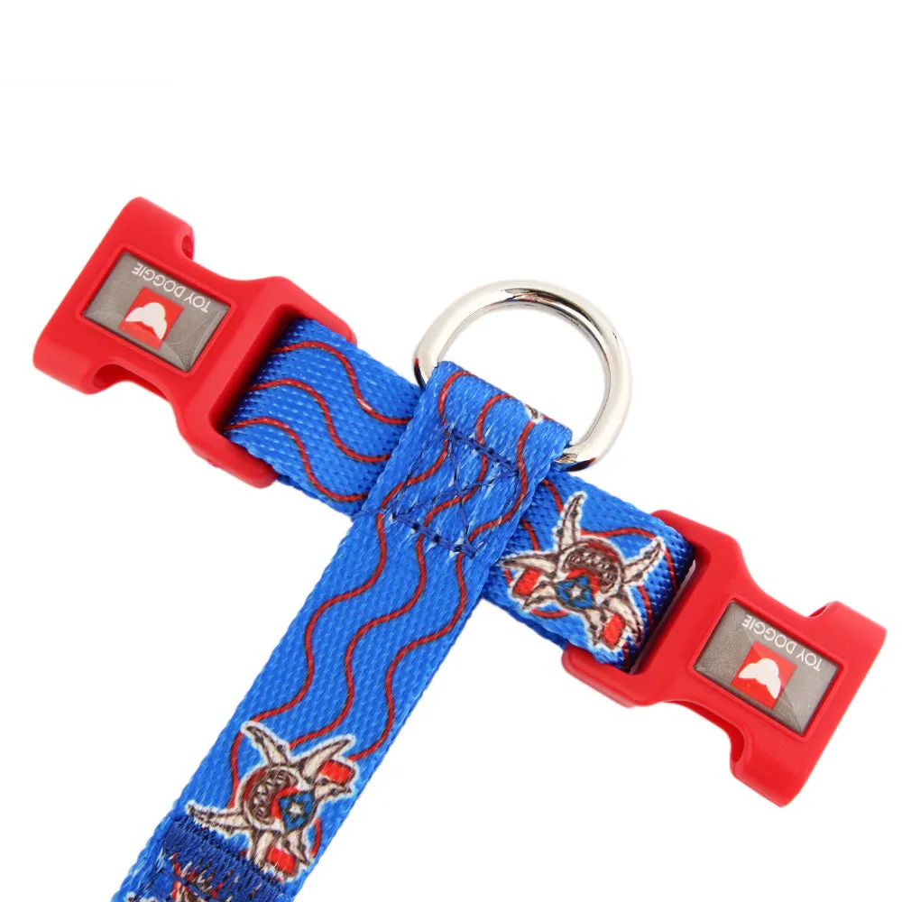 Jibaro Vejigante Mask Dog Harness | Perrandeo Jibaro Pawtriotico Collection