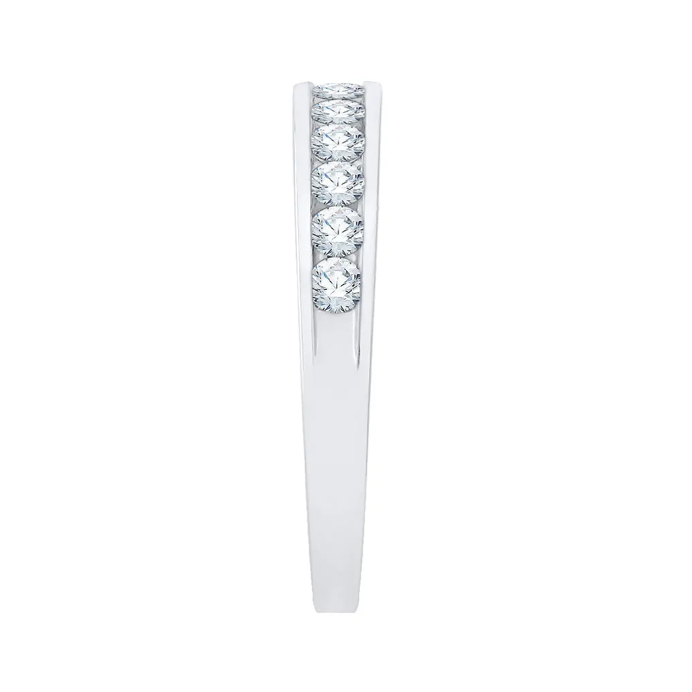KATARINA Channel Set Diamond Wedding Band (1 cttw)