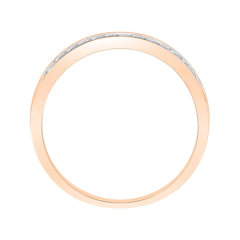 KATARINA Channel Set Diamond Wedding Band (1 cttw)