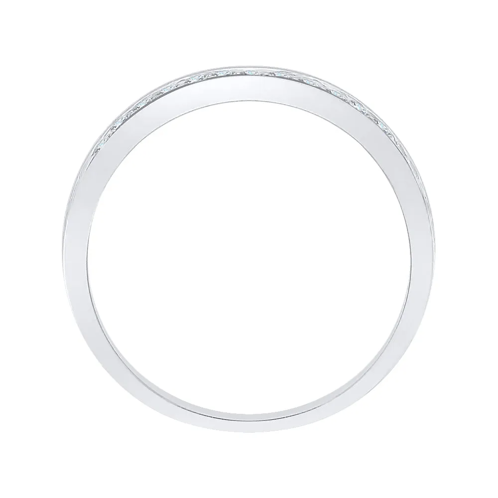 KATARINA Channel Set Diamond Wedding Band (1 cttw)