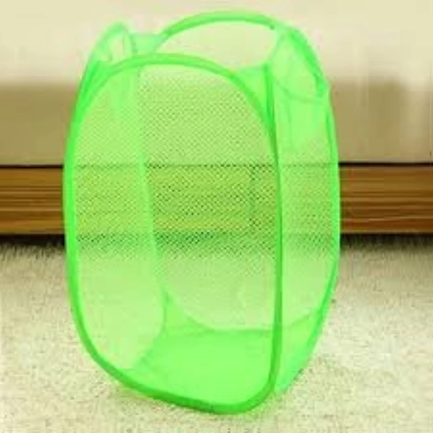 Kuber Industries 3 Piece Mesh Laundry Organiser (LBAS11), Multicolour, Standard