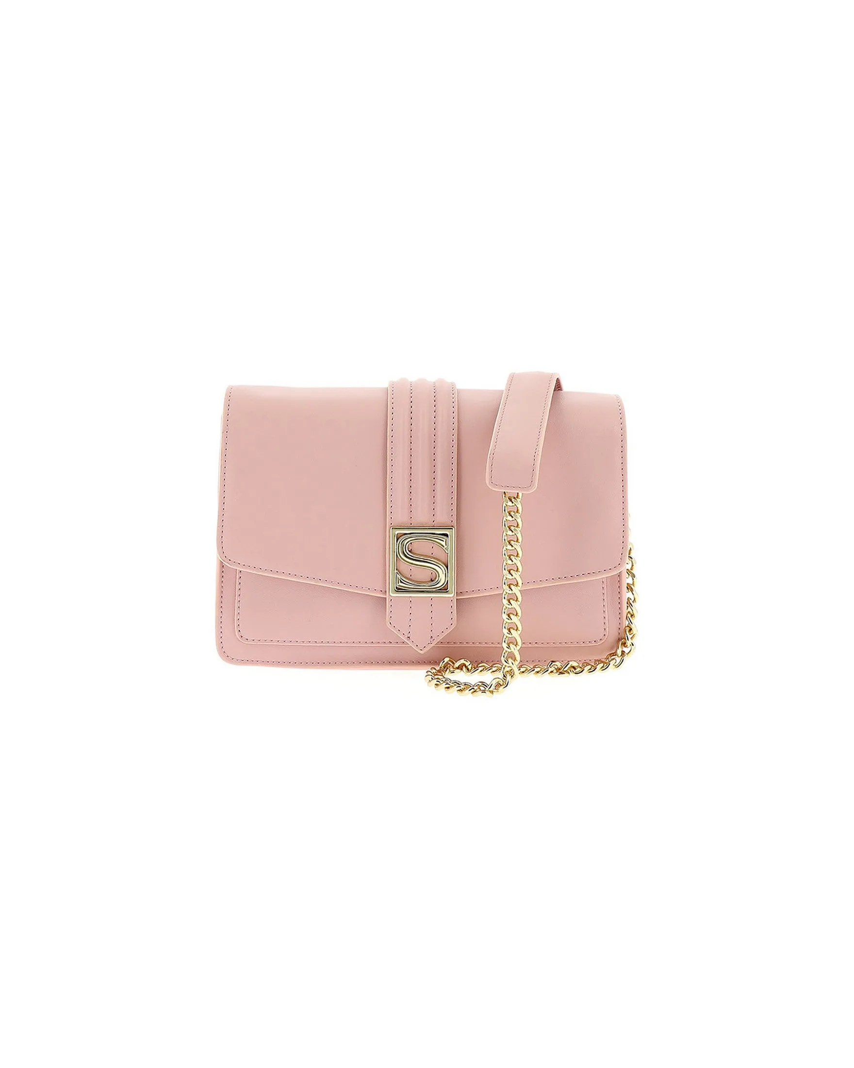Leather shoulder bag SILVIAN