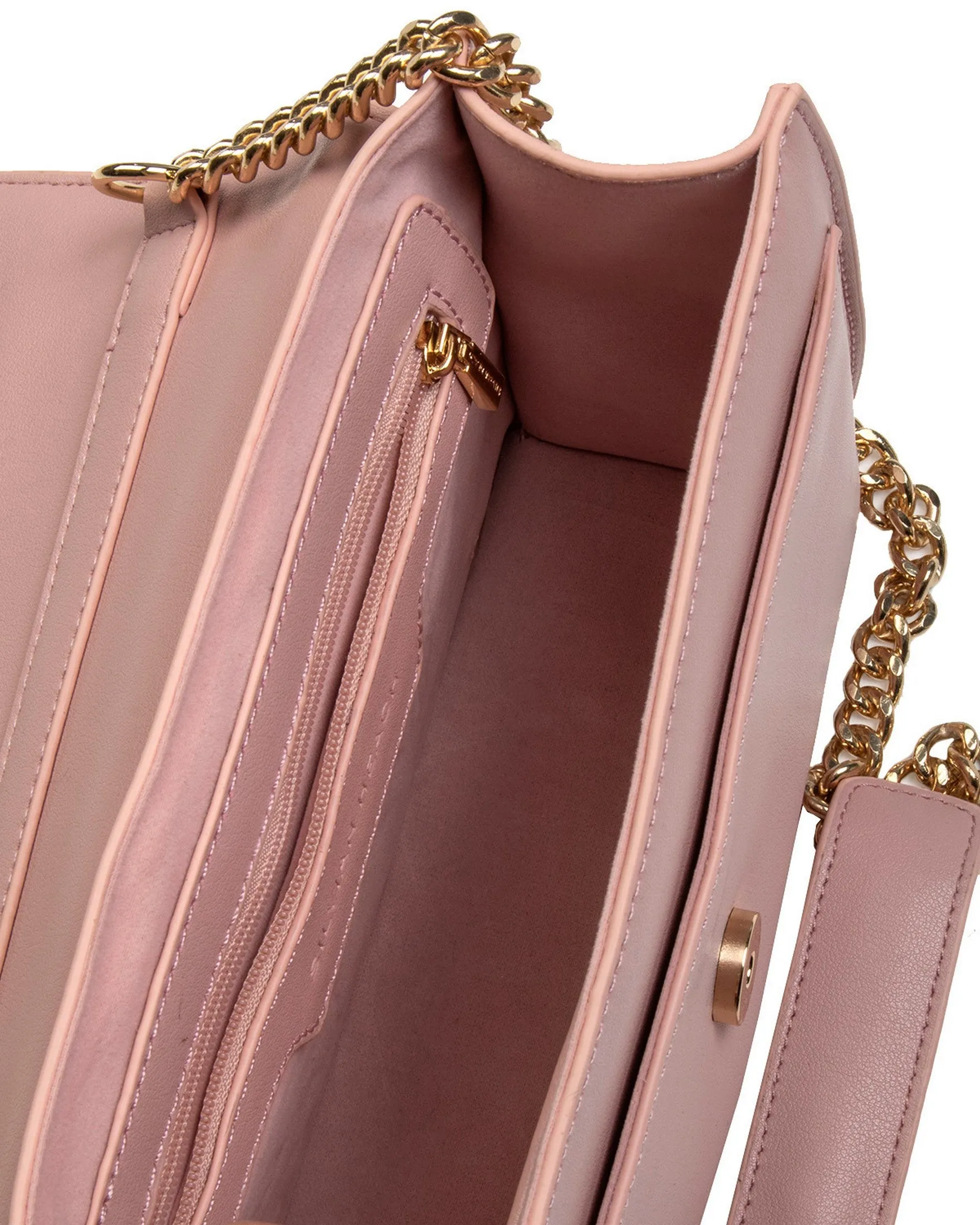 Leather shoulder bag SILVIAN