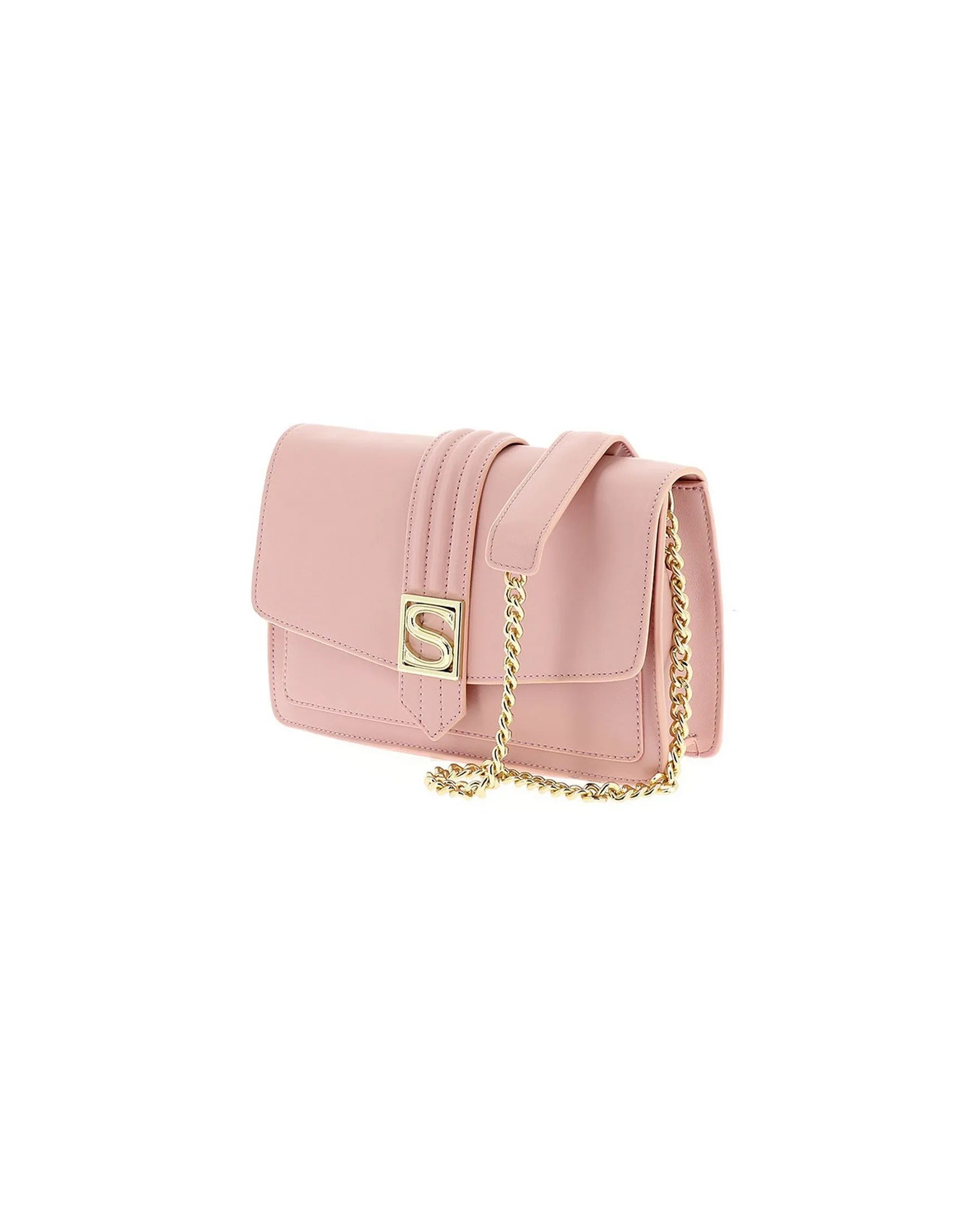 Leather shoulder bag SILVIAN