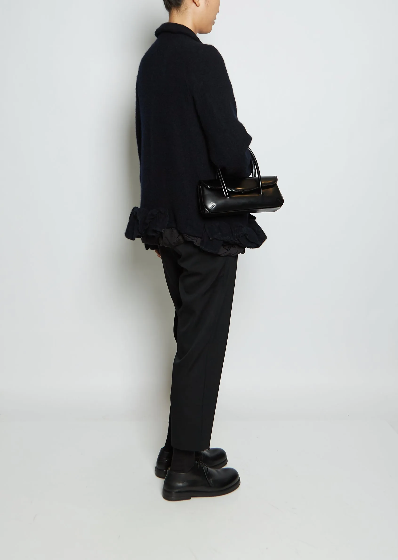 Leather Top Handle Bag