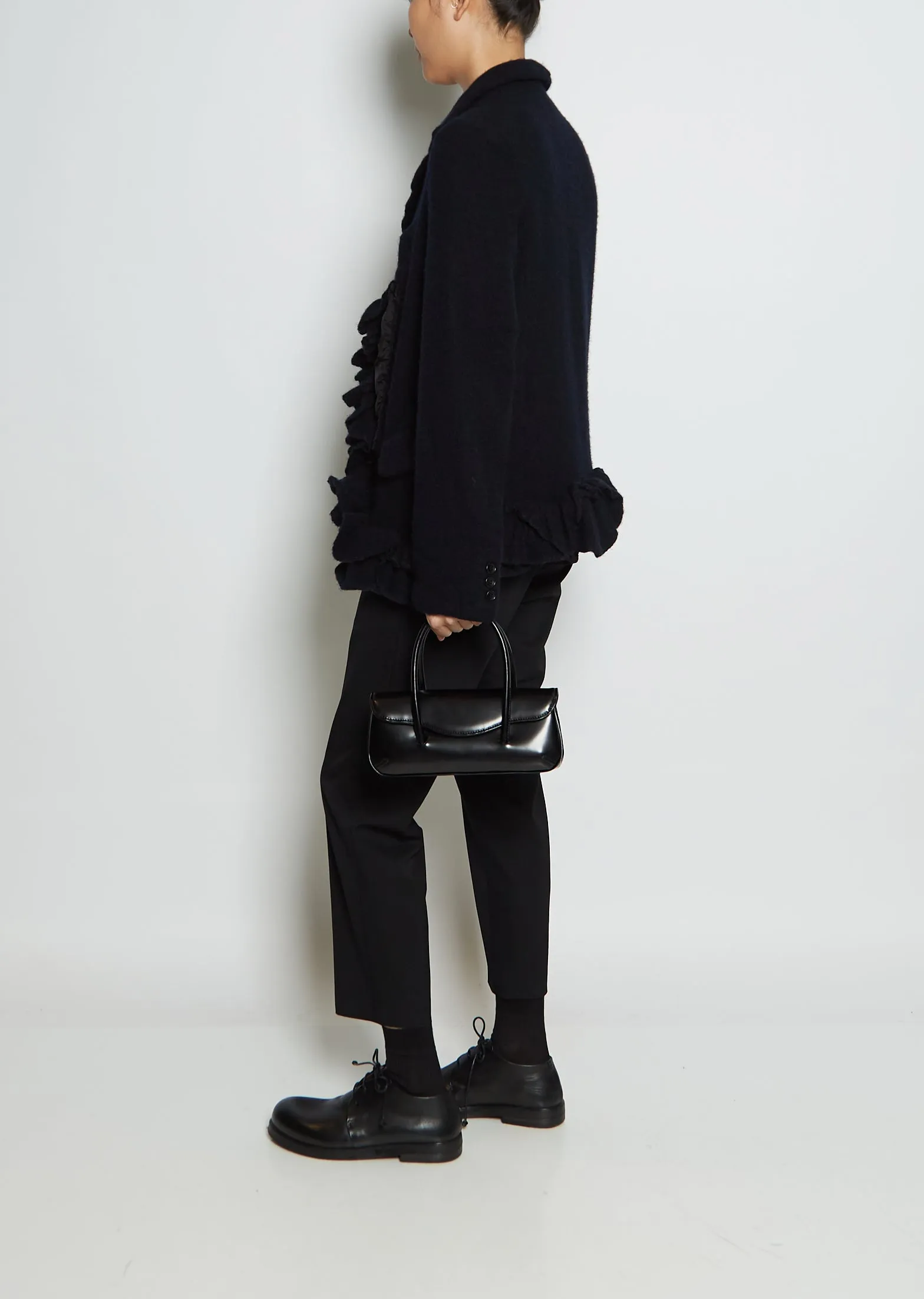 Leather Top Handle Bag