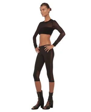 LONG SLEEVE MIDRIFF TOP