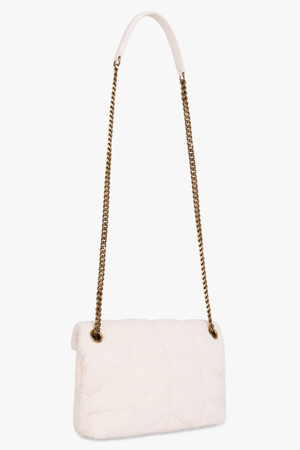 LOULOU SMALL BOUCLE PUFFER BAG | CREAM