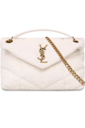 LOULOU SMALL BOUCLE PUFFER BAG | CREAM