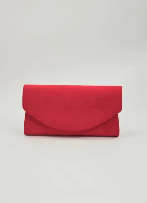 MADDIE SUEDE CLUTCH (VARIOUS COLOURS)