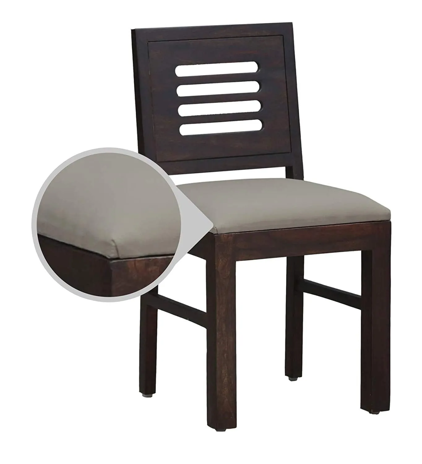 Mahimart And Handicrafts Furniture World Square Dining Table with 4 Chairs (4 Seater - 4, Warm Chestnut Finish)