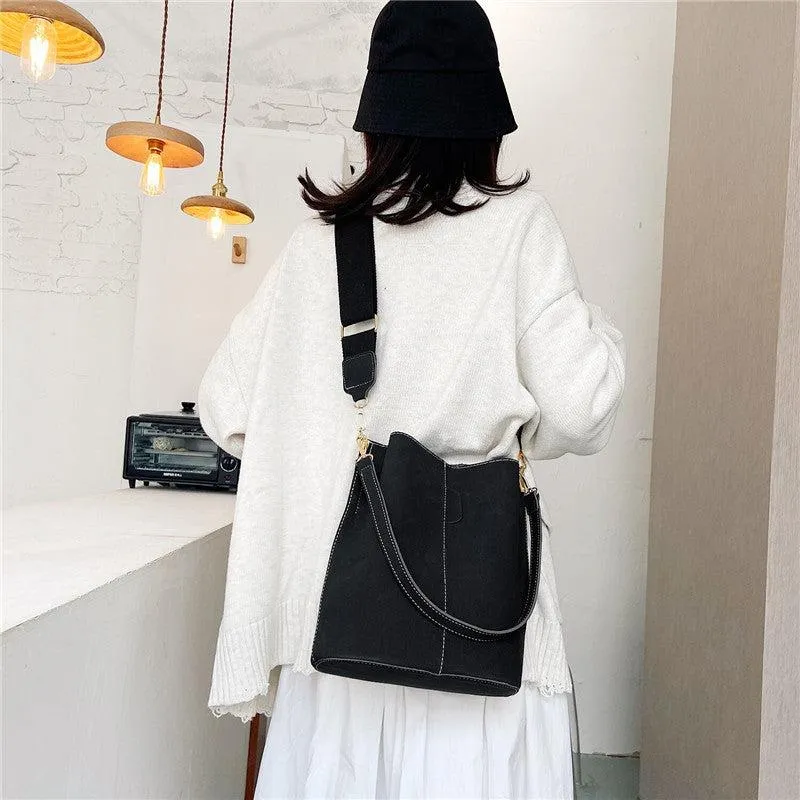 MAYTRENDS  - Crossbody Bucket Bag
