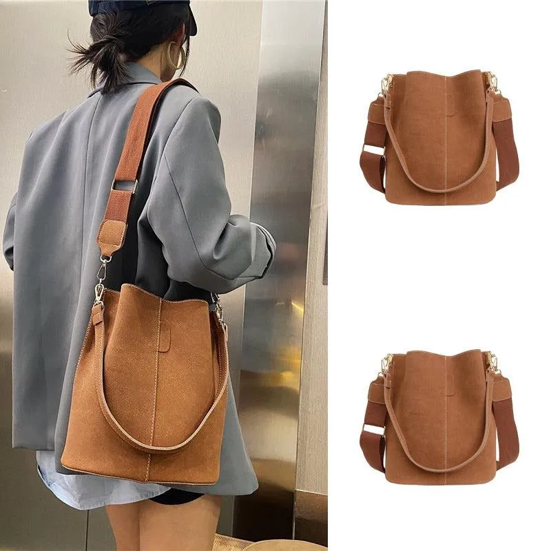 MAYTRENDS  - Crossbody Bucket Bag