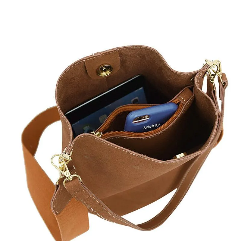MAYTRENDS  - Crossbody Bucket Bag