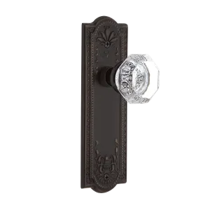 Meadows Long Plate with Waldorf Knob in Timeless Bronze