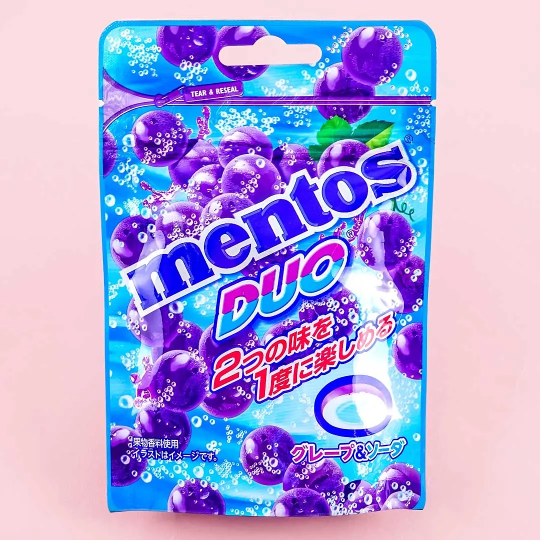 Mentos DUO Candy - Grape & Soda