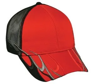 Mesh Back Cap with Wave Design